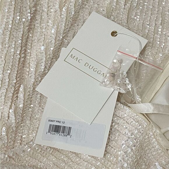 Mac Duggal Jeweled Neck Sequin Sleeveless Dress size 12 - Picture 11 of 11